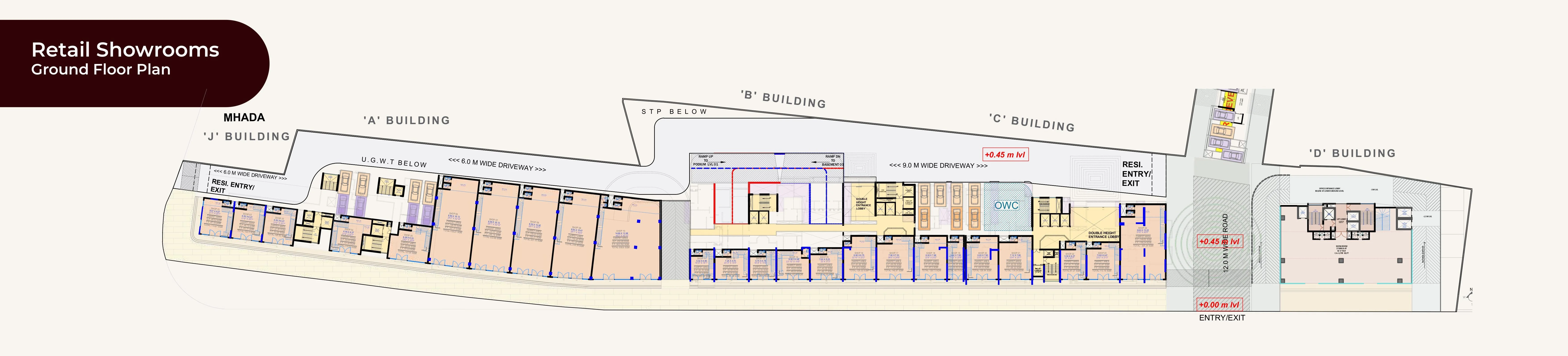Showroom floor plan