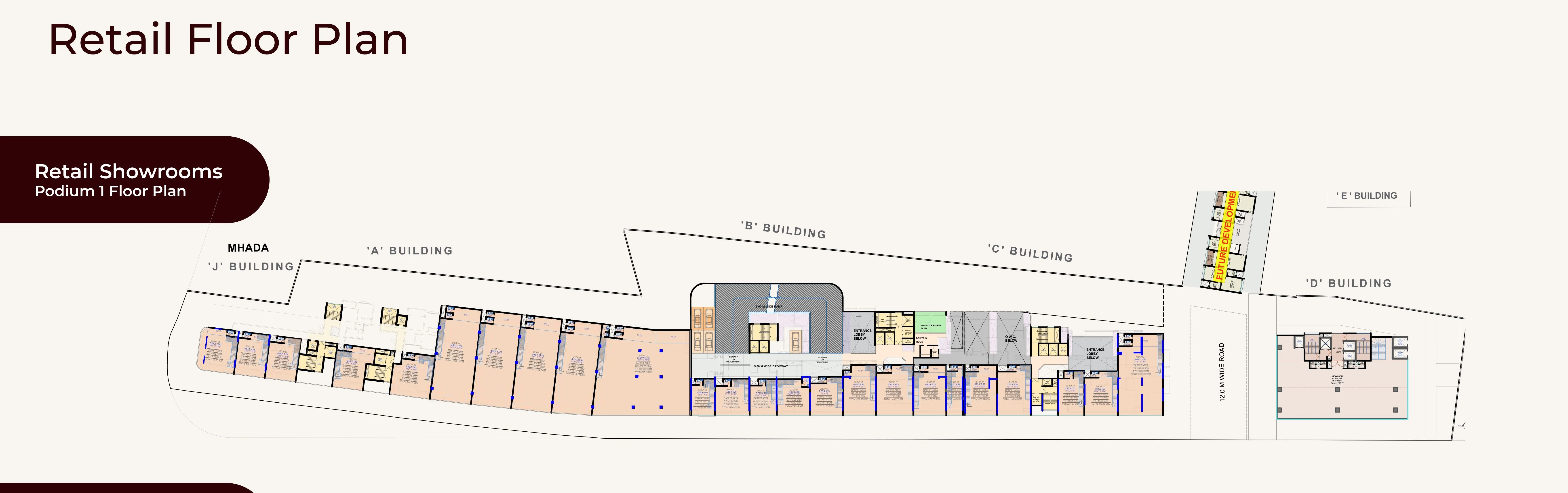 Showroom floor plan