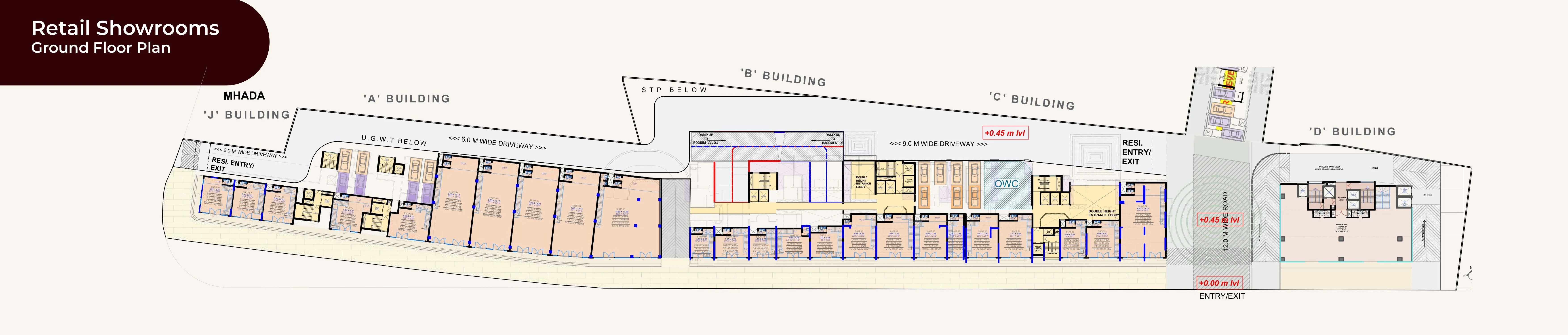 Showroom floor plan