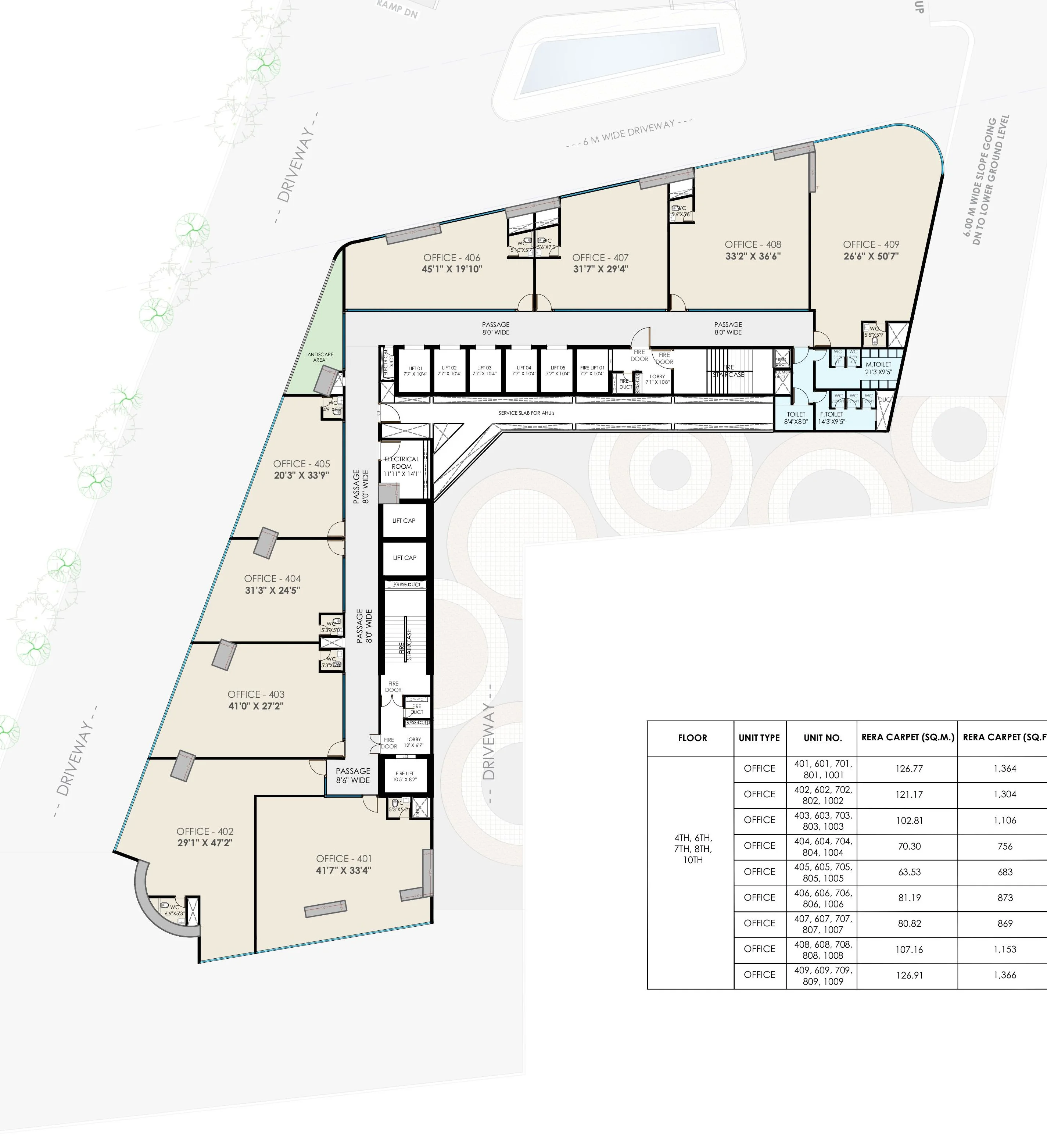 Office floor plan