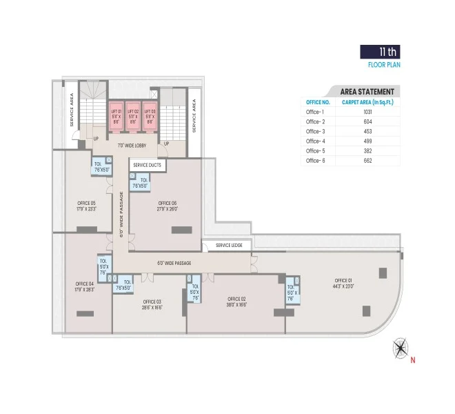 Office floor plan