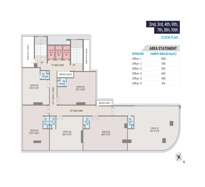 Office floor plan
