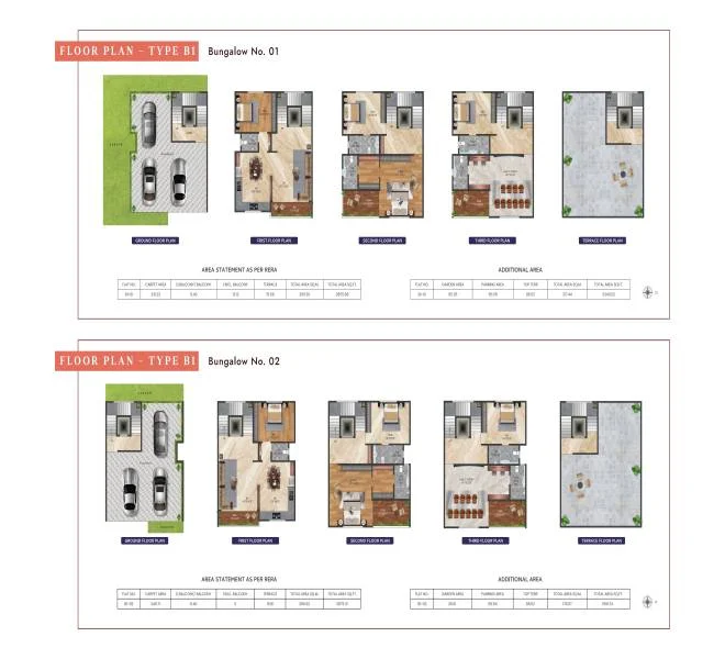 5 BHK floor plan