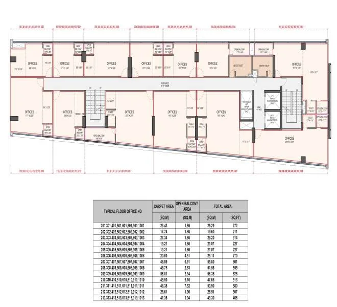 Office floor plan