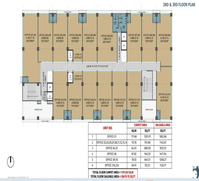 Office floor plan