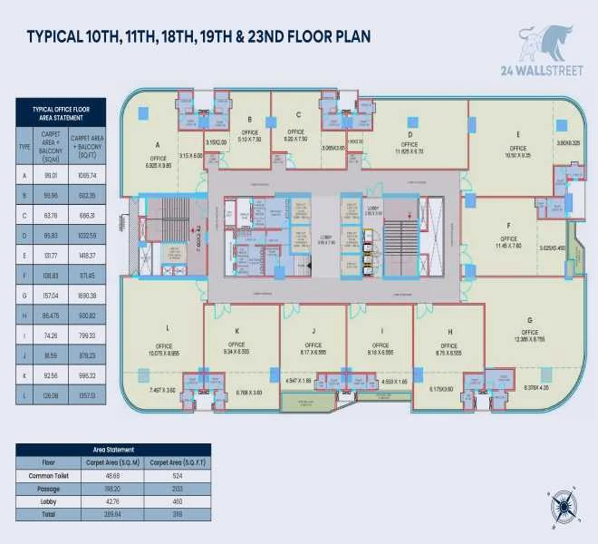 Office floor plan