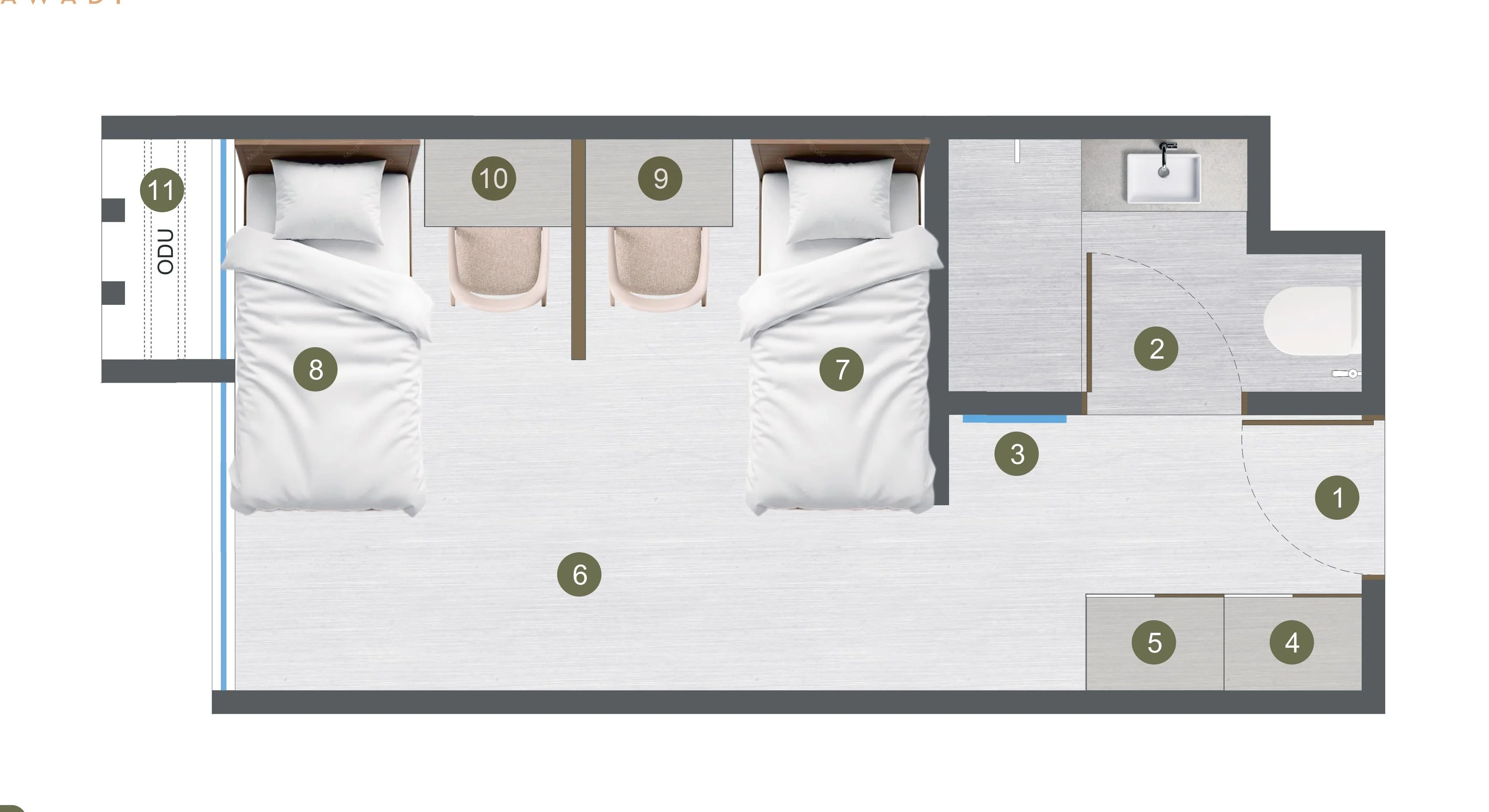 Studio floor plan