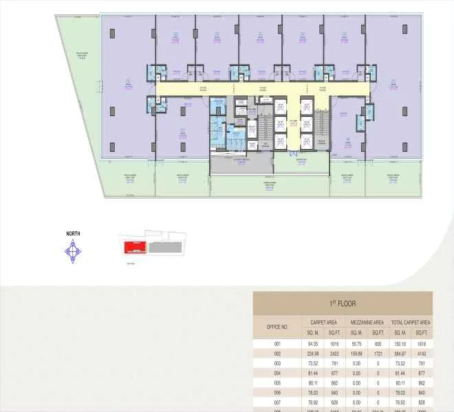 Office floor plan