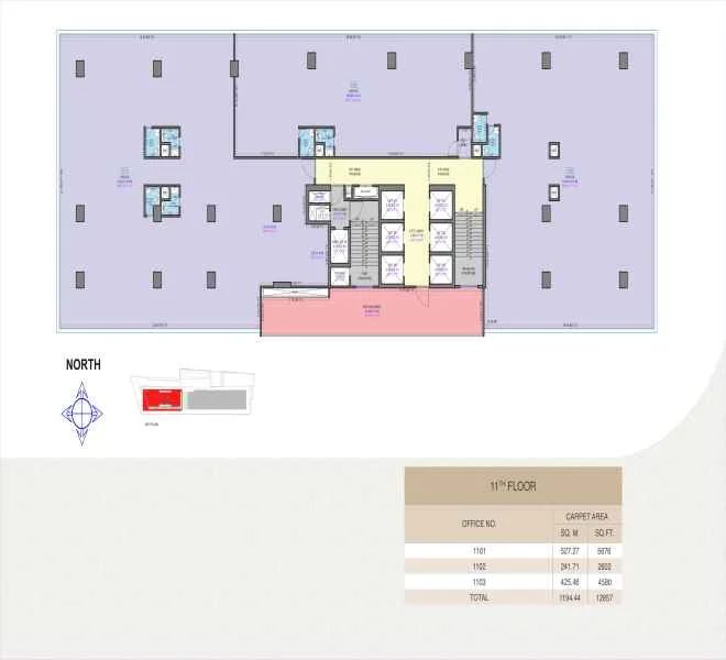 Office floor plan