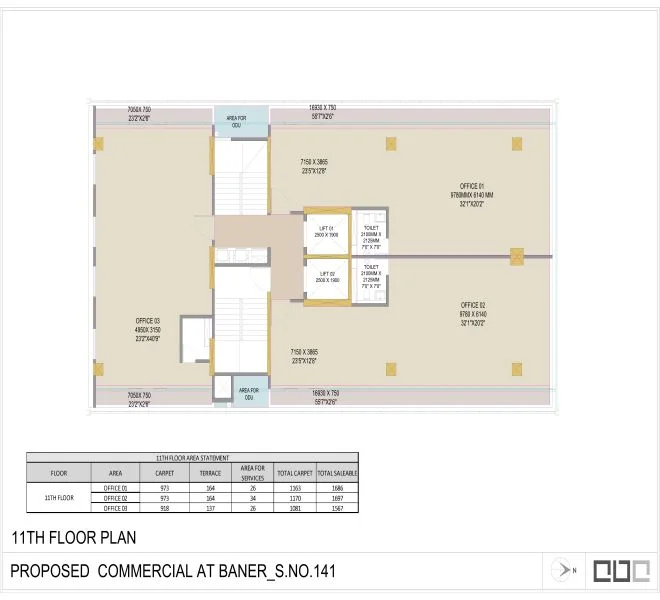Office floor plan