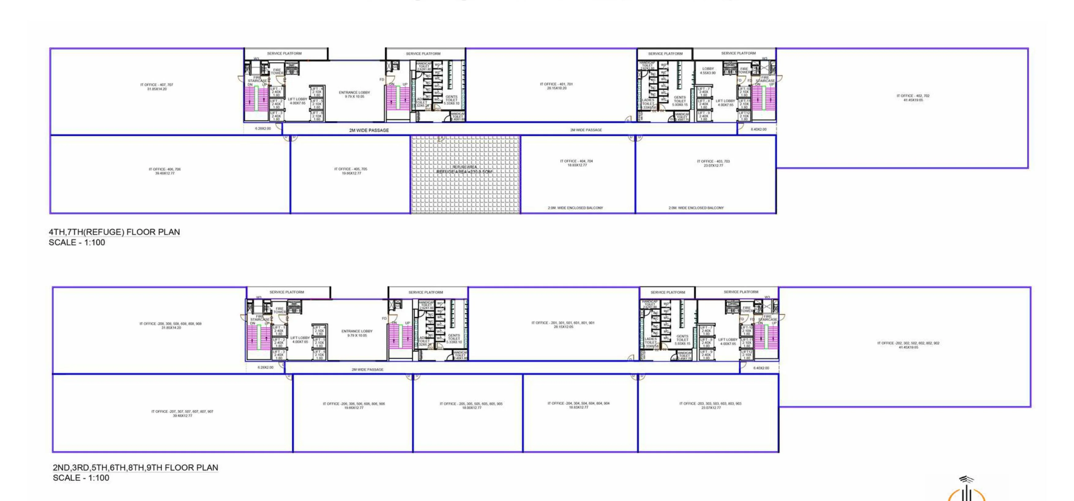 Office floor plan