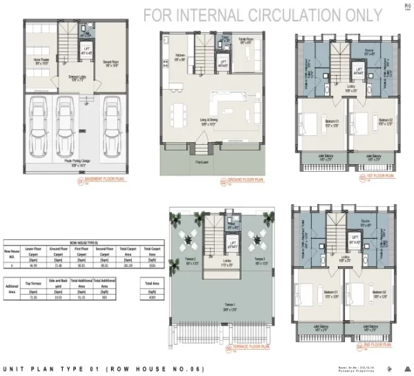 5 BHK floor plan