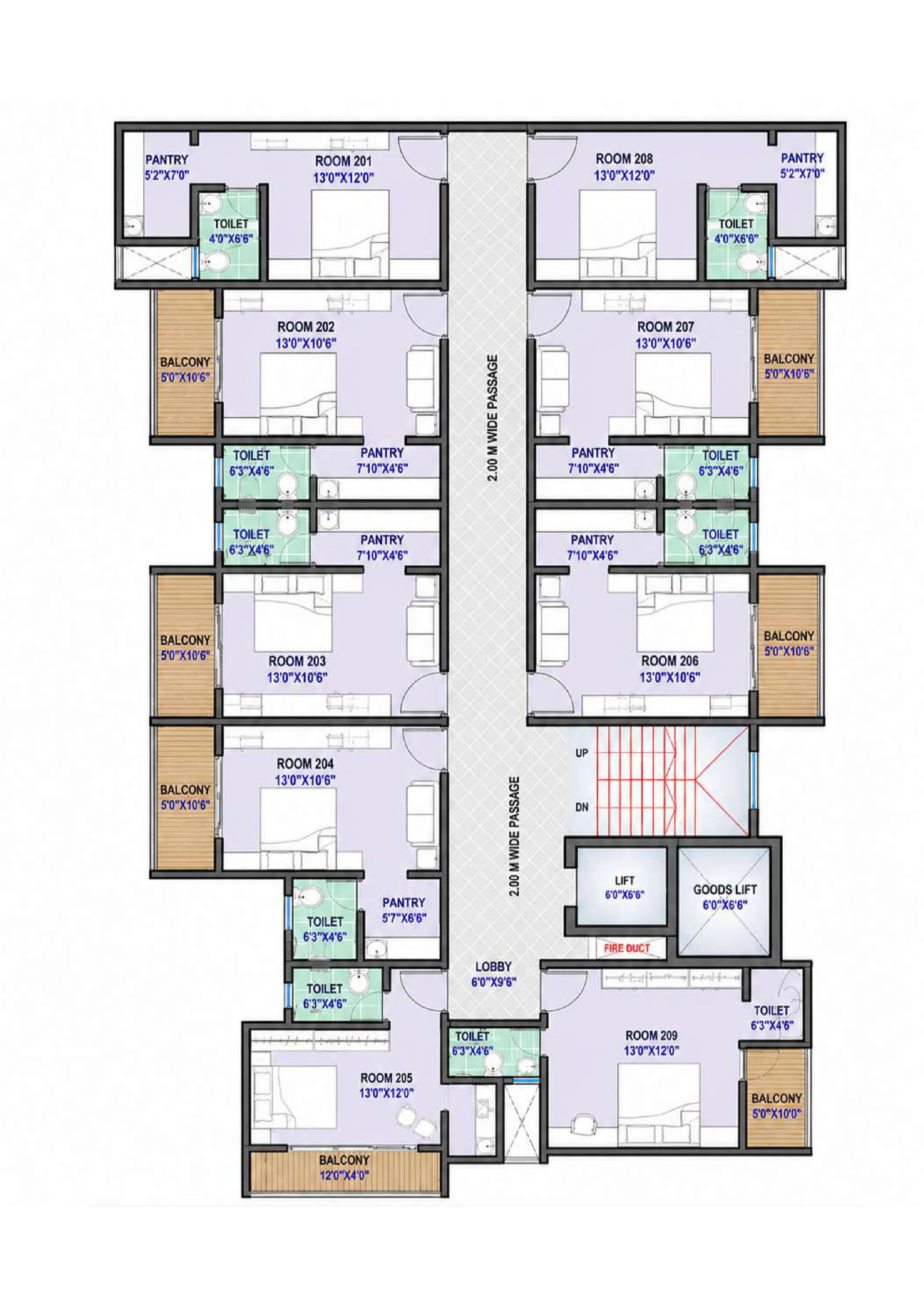 Studio floor plan