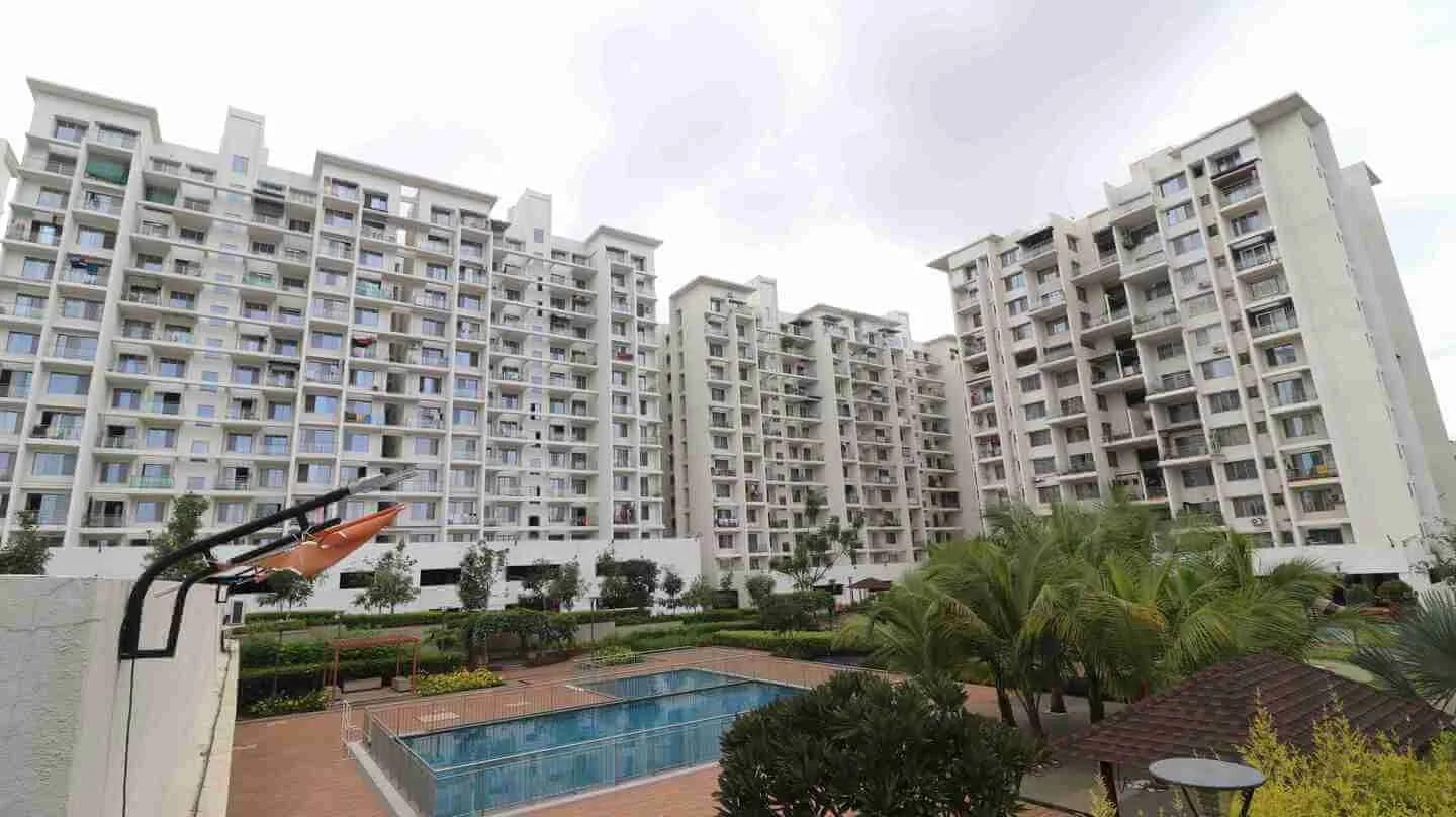 L Axis residential towers and landscaped podium, Spine Road Moshi