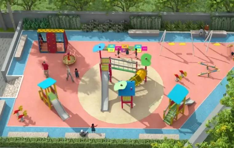 Children's play area at Sonigara Concord, Ravet, Pune