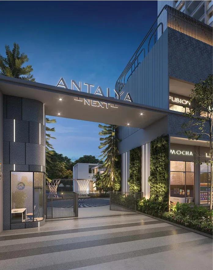 Antalya Next entrance gate and arrival plaza, Tathawade, Pune