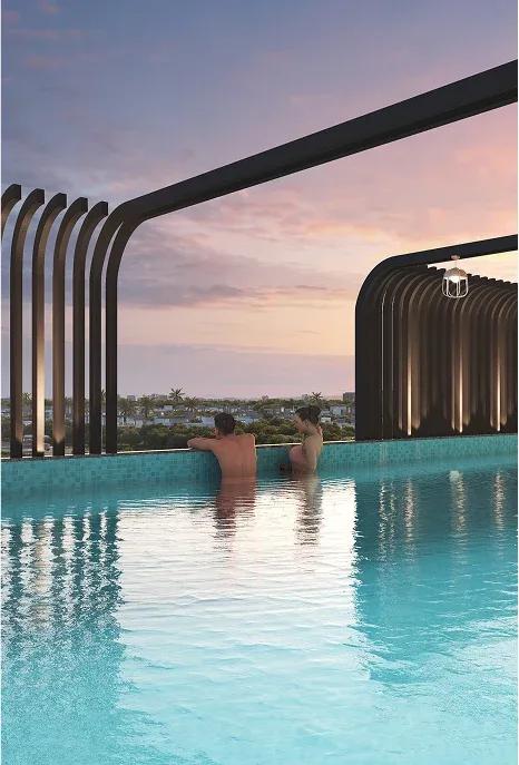 Swimming pool at Antalya Next, Tathawade, Pune