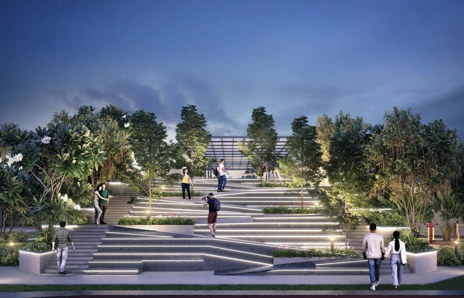Eco Deck sky-bridge at Gera Joy on the Treetops, Hinjewadi Pune