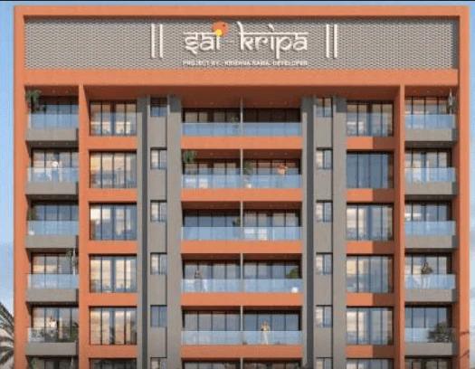 Front elevation of Sai Kripa with the shop row (artistic impression)