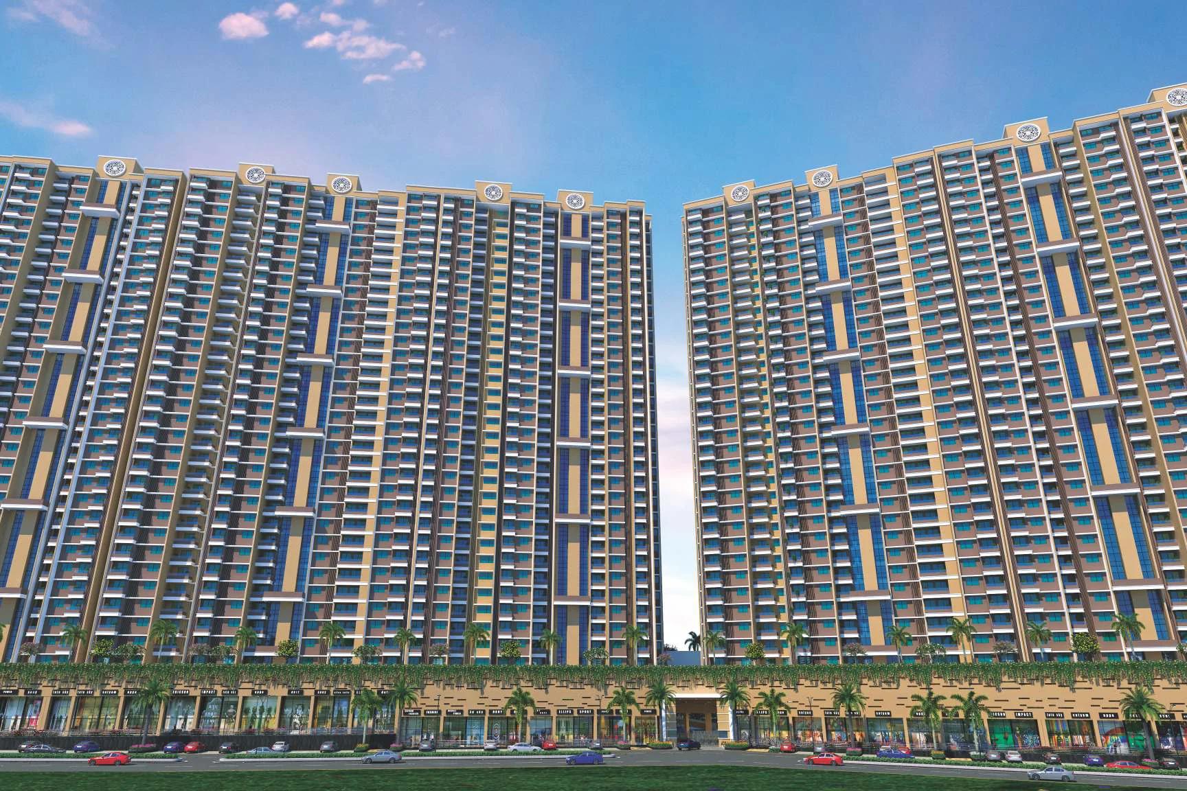 VTP Dolce Vita tower elevation with glass-railing balconies (artist's impression)