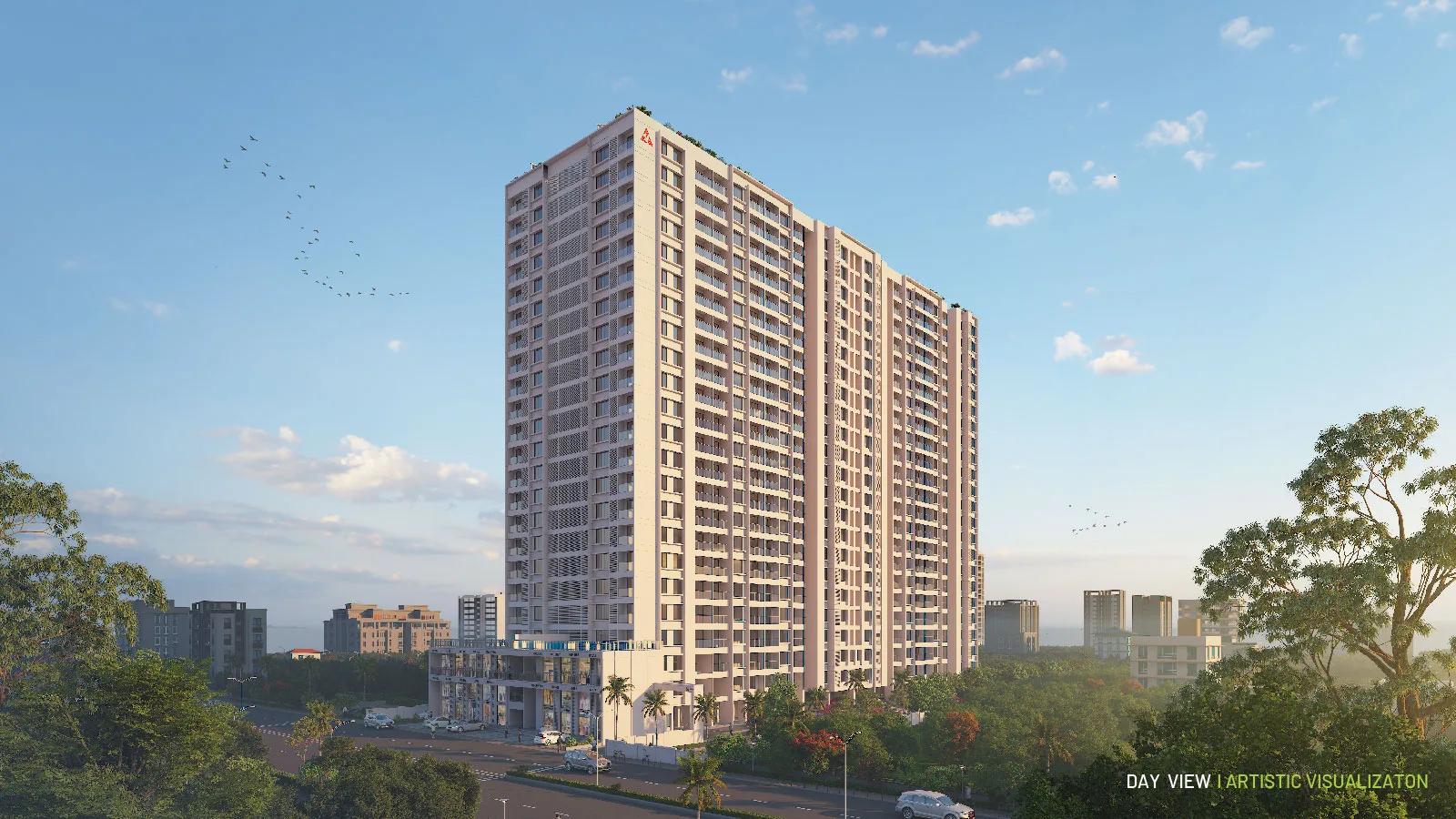 Maheshwaram Vrinda Ravet Pune, day view of the residential towers
