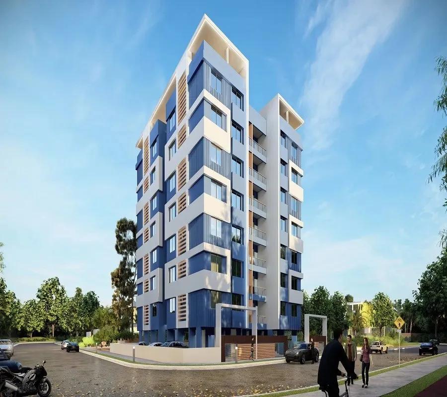 Aurelia by Shitole Properties, Rahatani, Pune - corner view of the tower
