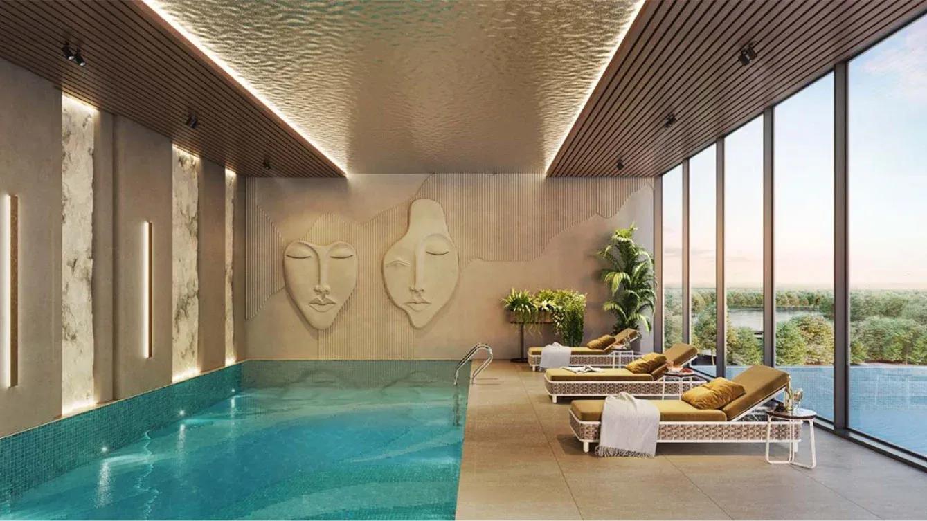 Swimming pool at Codename ABC, Punawale
