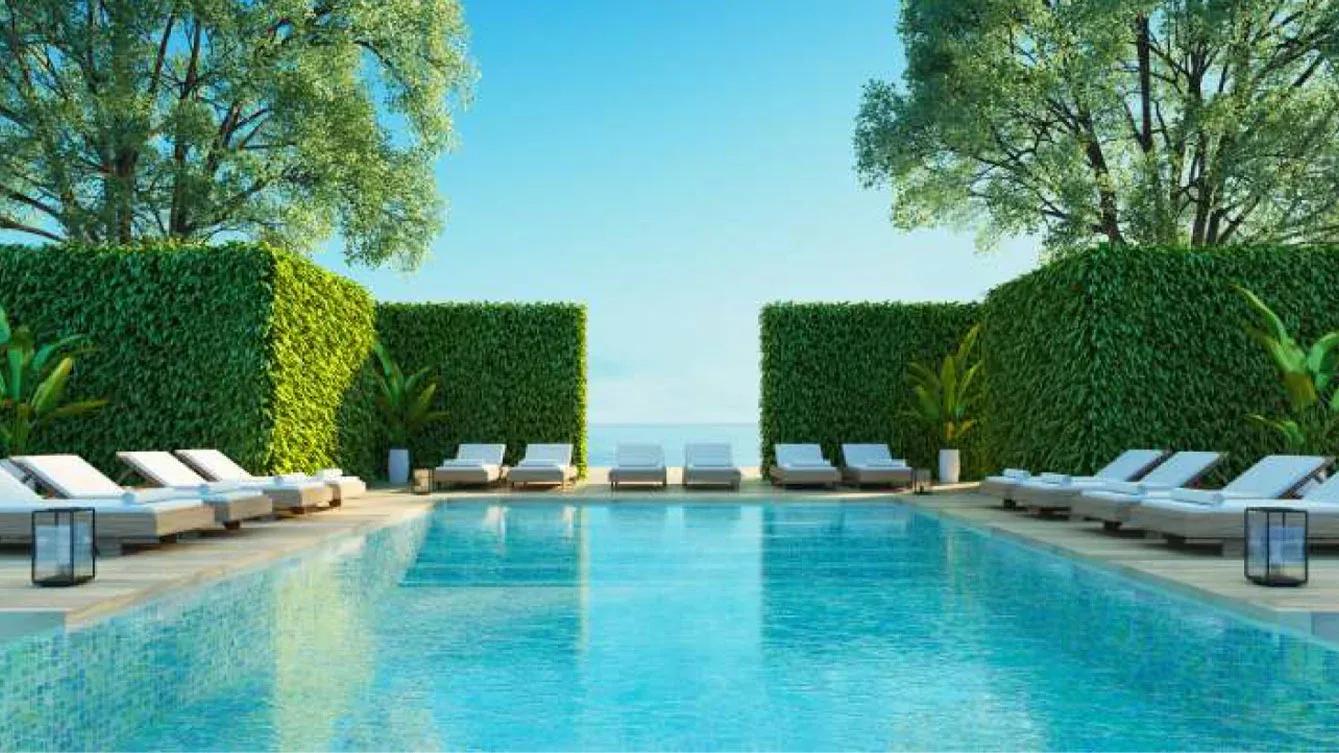 Second swimming pool at Codename ABC