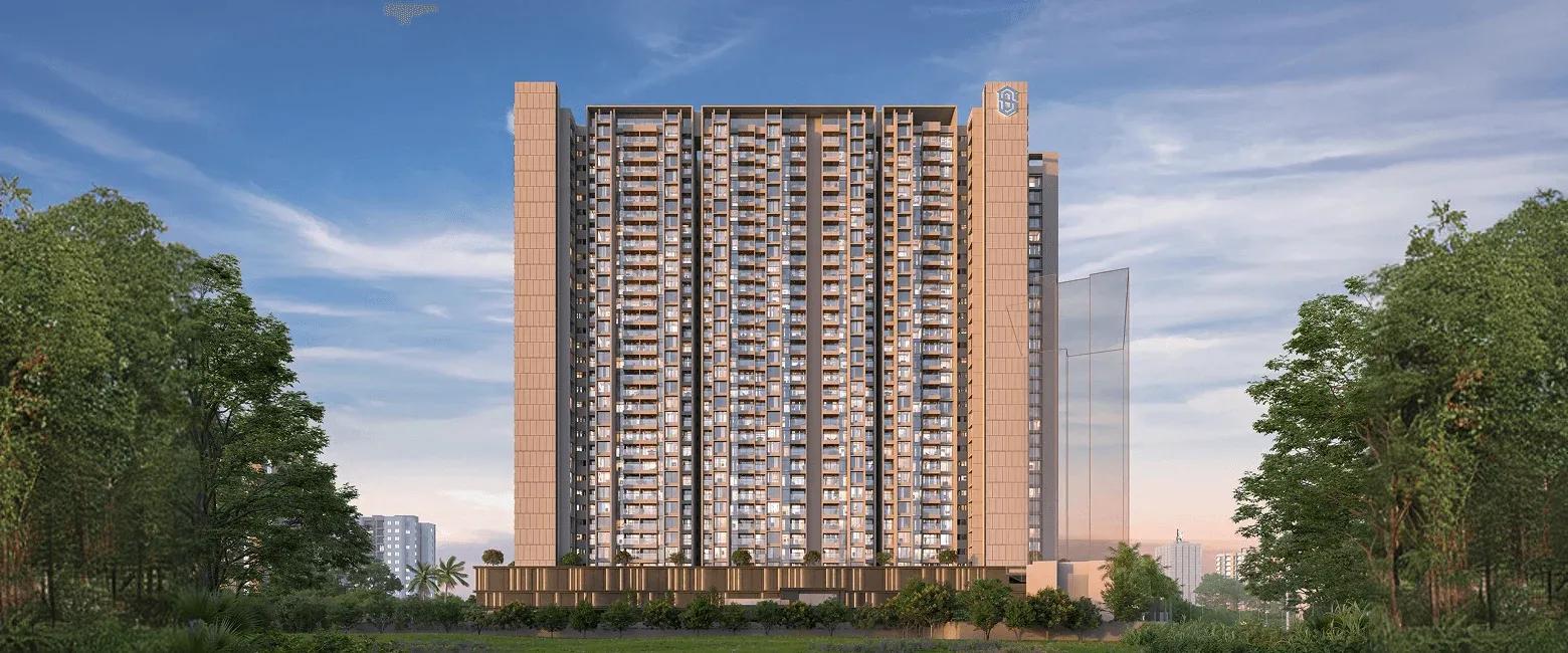 Tower facade - Luxton by Saheel, Wakad, Pune