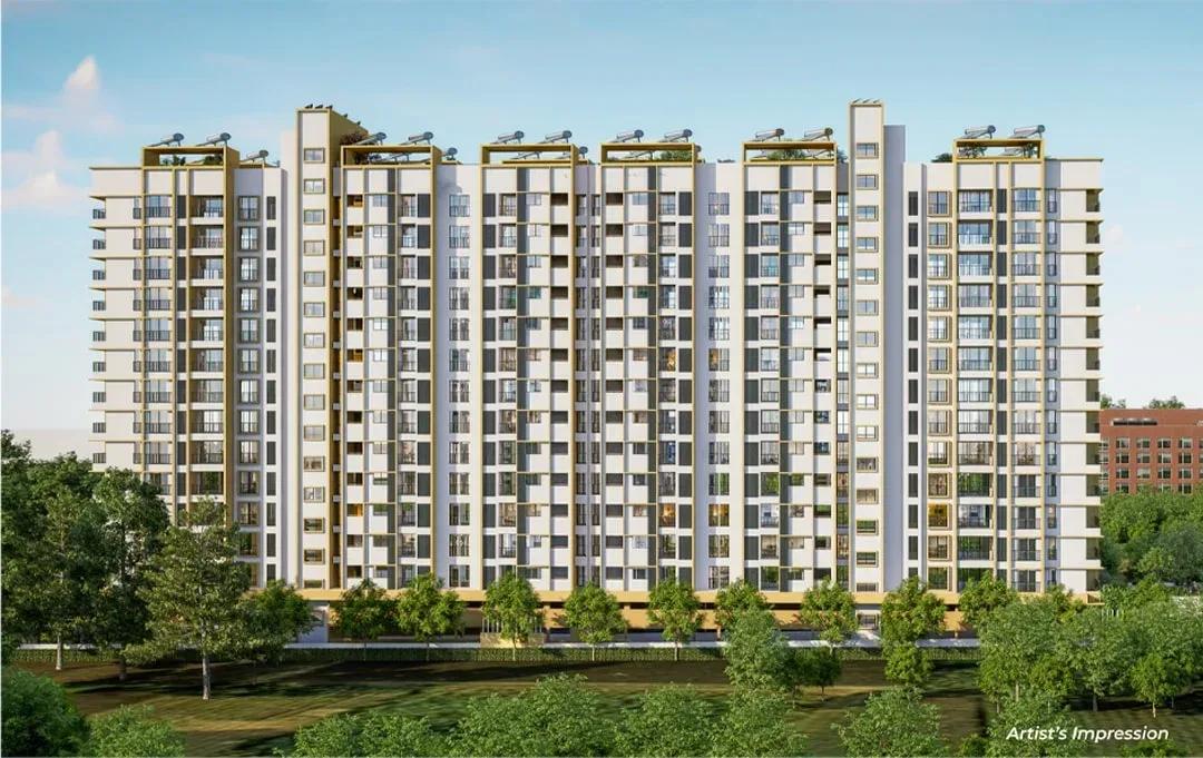 Navyam Ravet tower elevation, artist's impression