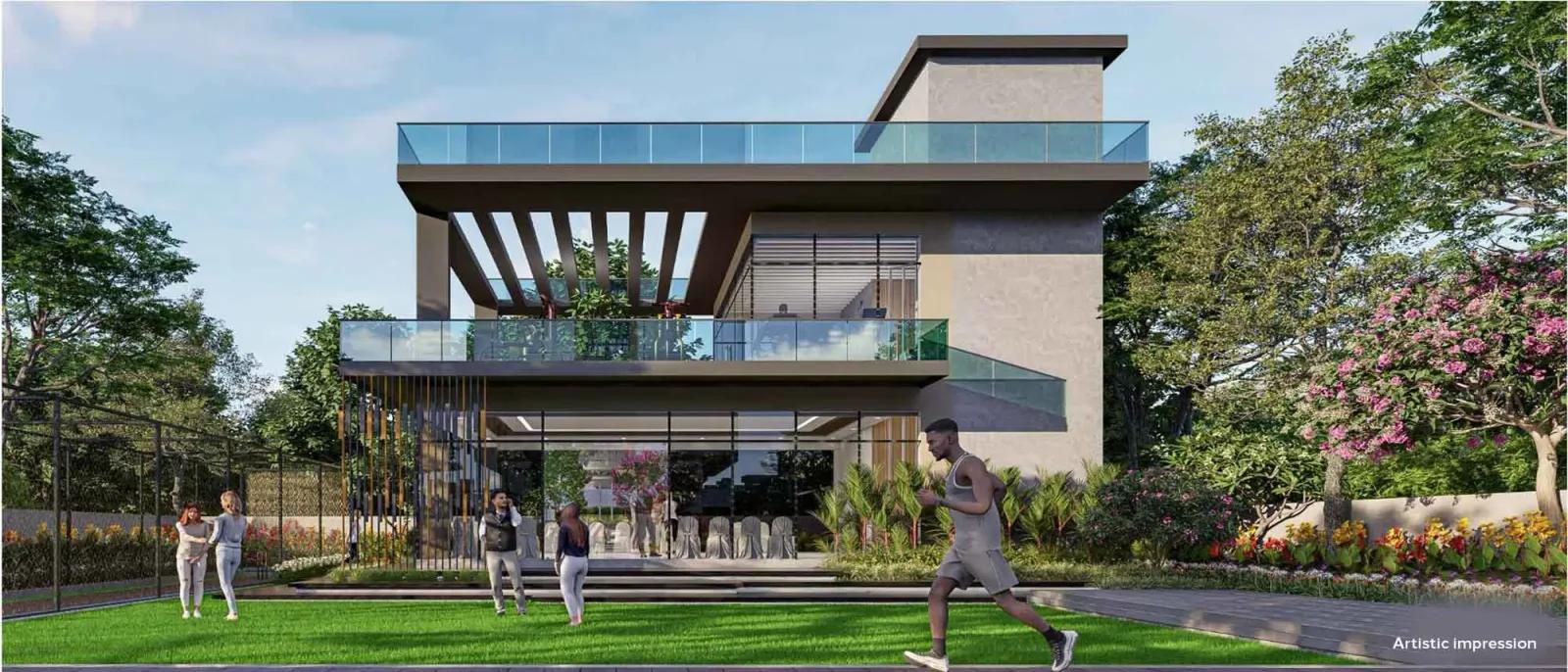 Navyam Ravet clubhouse, artist's impression