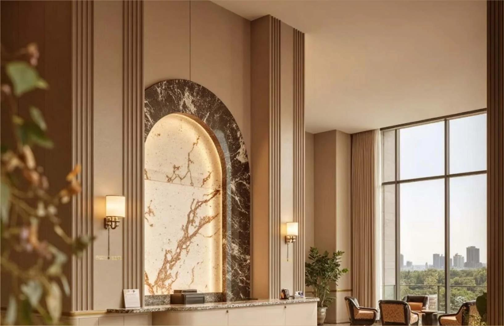 Double-height entrance lobby in each tower at VTP Codename Never Before West (artist's impression)