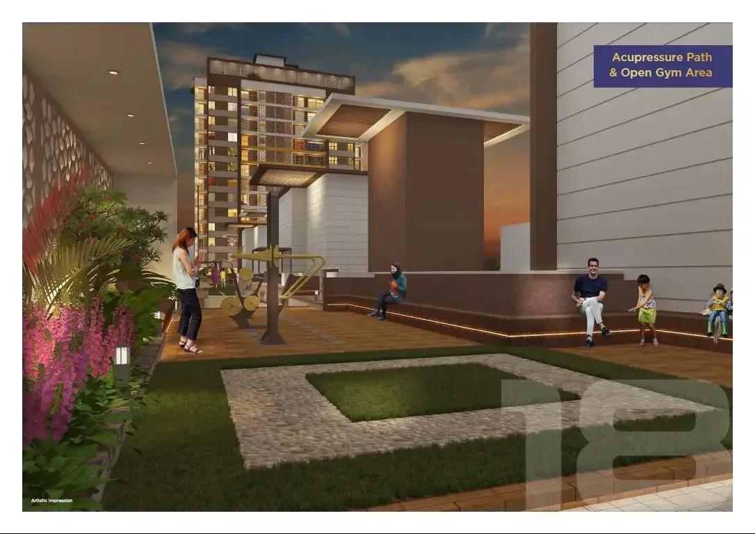 Acupressure path and open gym area at 18 Magnitude by GD Square Spaces, Punawale, Pune