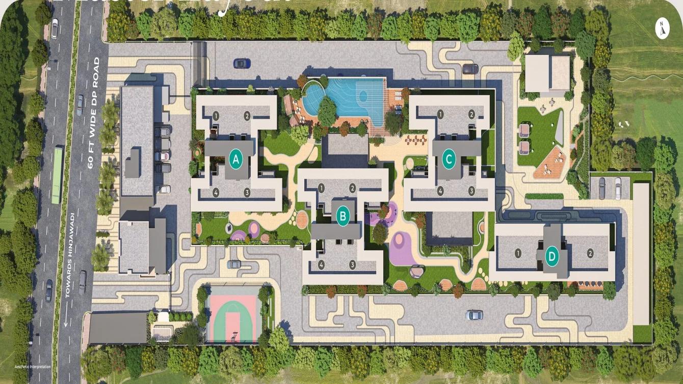 RGS Forte Aspire Punawale — 3 BHK, 3 BHK, 4 BHK
